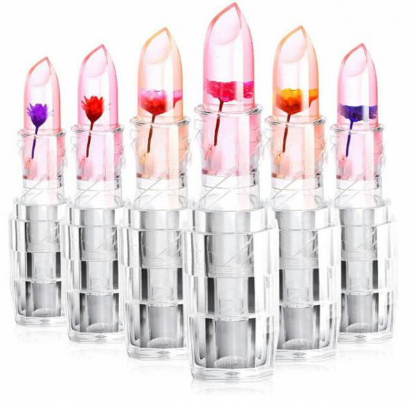 رژ حرارتی ژله ای گل دار سلطنتی jelly flower lipstick