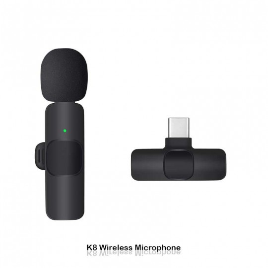 میکروفون یقه ای K8 تایپ سی برای(آندروید و آیفون) K8 microphone-Type C