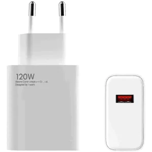 شارژر دیواری یو اس بی فست شارژ 120 وات شیائومی Xiaomi 120w USB charger MDY-13-EE ا Xiaomi 120 watt Type-C charger